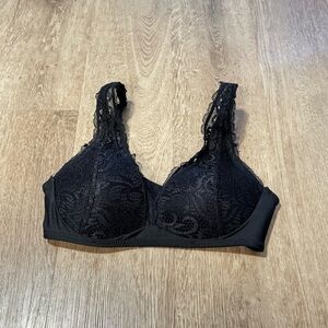 Chic Black Lace Bra